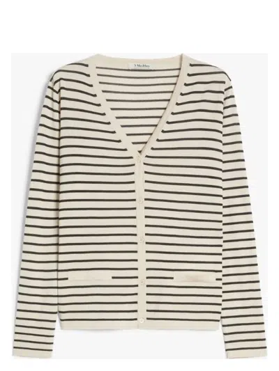 S MAX MARA WOMEN'S KENYA CARDIGAN BEIGE | SIZE MEDIUM | 2519341041600008