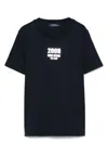 S Max Mara ' Logo Cotton T-shirt In Blue
