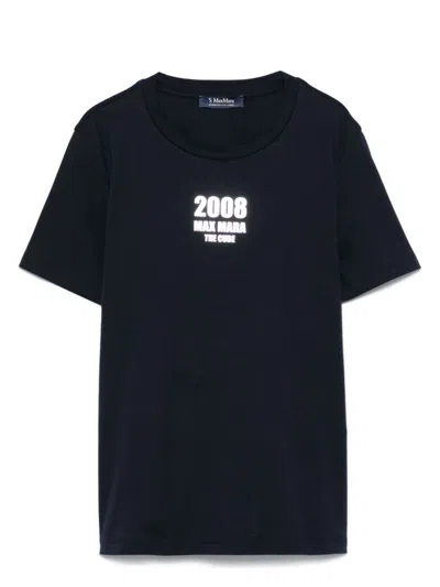 S MAX MARA WOMEN'S LOGO COTTON T-SHIRT