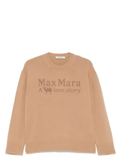 S MAX MARA WOMEN'S LOGO WOOL JUMPER SWEATER