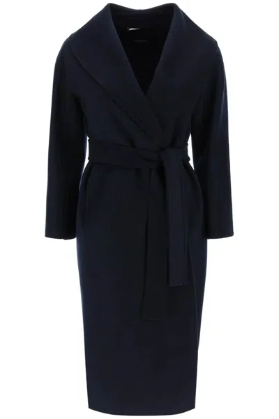 S MAX MARA WOMEN'S MARILU COAT NAVY | SIZE 44 | 2390161133600021