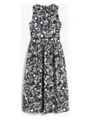 's Max Mara Womens Ecru Marlena Sleeveless Cotton-poplin Midi Dress In Ecru