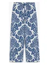 's Max Mara S Max Mara Merano Long Trouser Blue In Blue