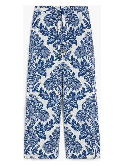 'S MAX MARA WOMEN'S MERANO LONG TROUSER BLUE | SIZE 40 | 2519131153600001