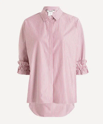 S Max Mara Women's Nebbie Cotton Poplin Shirt In Animal Print