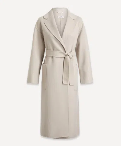 's Max Mara Nina Belted Virgin Wool Coat In Neutrals