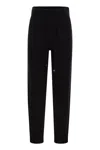 S Max Mara Opera Wool And Cashmere Trousers In Black