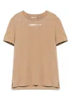 S Max Mara Lusso T-shirt In Beige
