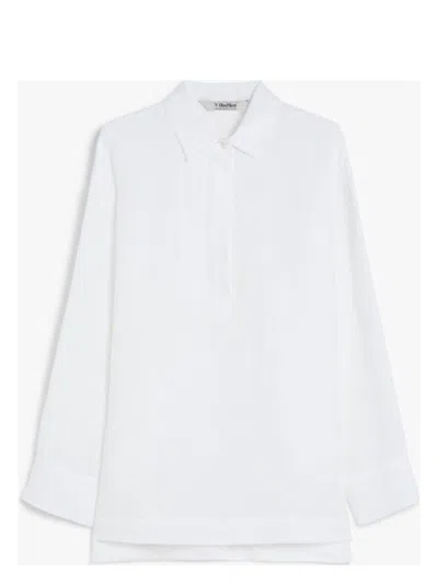 'S MAX MARA WOMEN'S VARESE SHIRT OPTIC WHITE | SIZE 38 | 2519111093600006