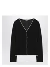 Shop 's Max Mara Women's Wool Cardigan In Black