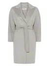 's Max Mara S Max Mara Wool Midi Coat In Grey