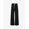 S Max Mara Argento Wide-leg Pants In Black
