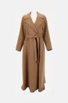 S Max Mara Womens Long Coat In Brown