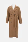 S Max Mara Wool And Cashmere Coat In Black
