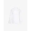 's Max Mara Womens S Max Mara Conero Oversized-fit Cotton Oxford Shirt In White