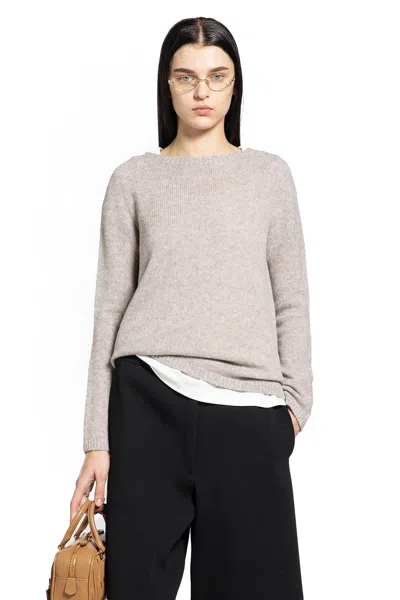 S Max Mara Wool And Cashmere Sweater In Beige