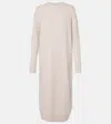 S Max Mara Wool And Cashmere Sweater Dress In Beige