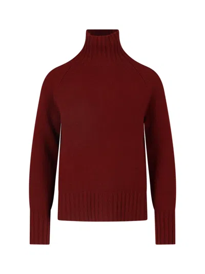 S Max Mara Wool And Cashmere Sweater In Red