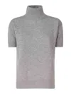 S Max Mara Paola Wool Blend Turtleneck Sweater In Grey