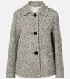 's Max Mara Wool And Cotton-blend Jacket In Multicoloured