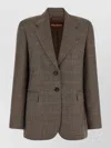 S Max Mara Wool Blazer In Brown