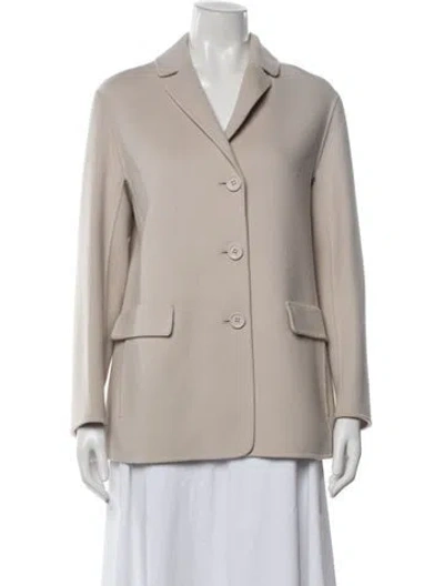 Pre-owned S Max Mara Wool Blazer W/ Tags In Neutrals