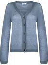 's Max Mara Wool Cardigan In Blue