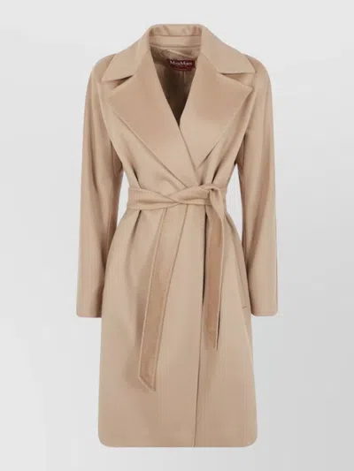 S Max Mara Wool Coat In Brown