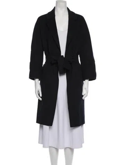 Pre-owned S Max Mara Wool Coat In Black