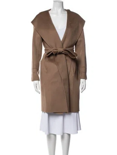 Pre-owned S Max Mara Wool Coat In Brown