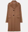 S Max Mara Wool Coat In Brown