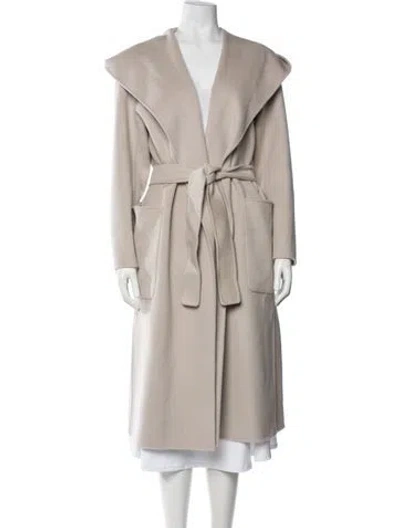 Pre-owned S Max Mara Wool Coat In Neutrals