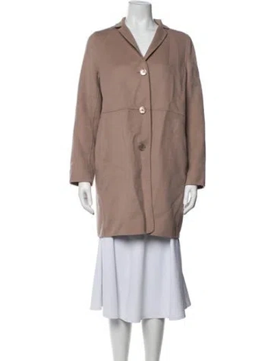 Pre-owned S Max Mara Wool Coat In Neutrals