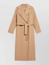 's Max Mara Womens S Max Mara Livia Notched-lapel Brushed Wool Coat