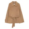 S Max Mara Belted Double-breasted Coat