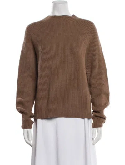Pre-owned 's Max Mara Wool Crew Neck Sweater W/ Tags In Neutrals