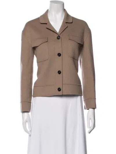 Pre-owned S Max Mara Wool Jacket In Neutrals