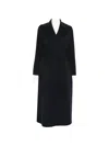 S Max Mara Poldo Belted Coat In Blue