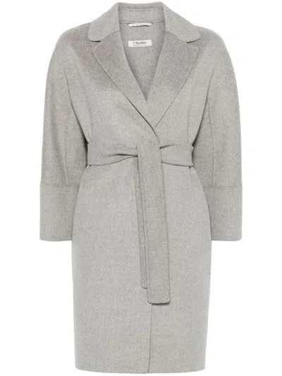 's Max Mara S Max Mara Wool Midi Coat In Grey
