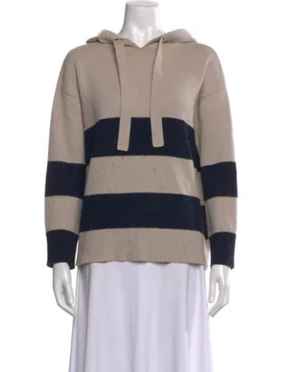 Pre-owned S Max Mara Wool Striped Sweater In Neutrals