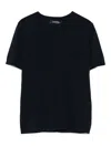's Max Mara Wool T-shirt In Black