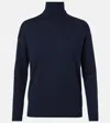S Max Mara Wool Turtleneck Sweater In Grey