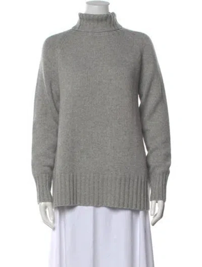 Pre-owned S Max Mara Wool Turtleneck Sweater W/ Tags In Grey