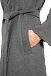 S Max Mara Wool Wrap Oat In Grey