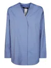 S Max Mara V-neckline Chest Pocket Long Sleeves Top