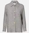 's Max Mara Zamia Printed Linen Blouse In Beige
