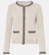 's Max Mara S Max Mara Zenobia Cardigan Ecru Det Vivo Black In White