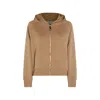 S Max Mara Marea Sweatshirt In Technical Cotton In Brown