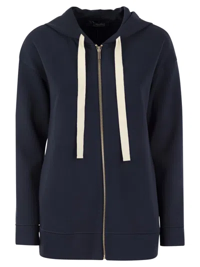 's Max Mara Zuai Adjustable Zipped Hoodie In Blue