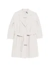 's Maxmara Belted Coat In White